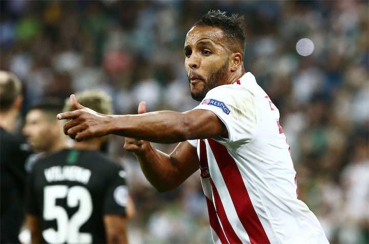 ثنائية العربي تعبر بأولمبياكوس اليوناني إلى مجموعات دوري أبطال أوروبا