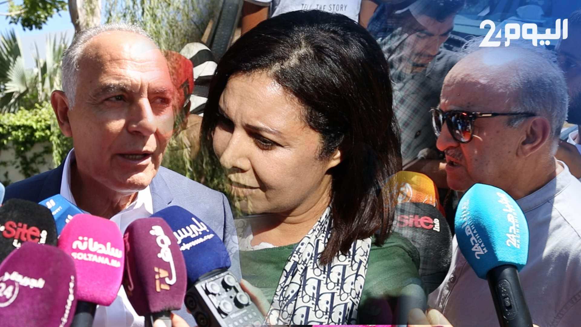 وفاة أمينة رشيد.. فنانون وسياسيون يقصدون بيت مريم بنصالح لتقديم واجب العزاء-فيديو