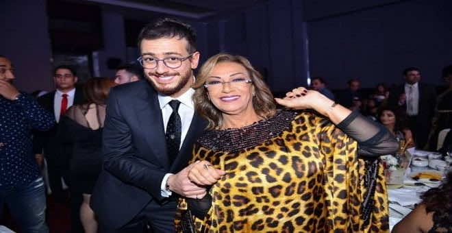 لمجرد يزور بلاطو تصويرعمل فني تشارك فيه والدته