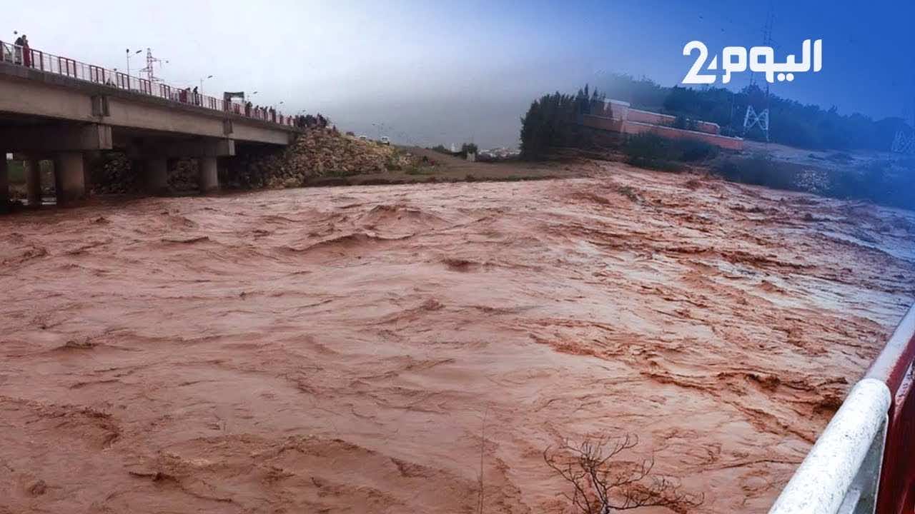مصرع راعي غنم بعد أن جرفه واد سوس بإنزكان وتحذيرات للسكان من ارتفاع منسوب الواد