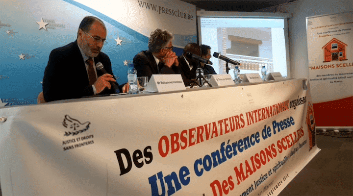 "ملاحظون دوليون" يعرضون ببروكسيل وضعية البيوت المشمعة لأعضاء "العدل والإحسان":  تعرضوا لانتهاكات جسيمة