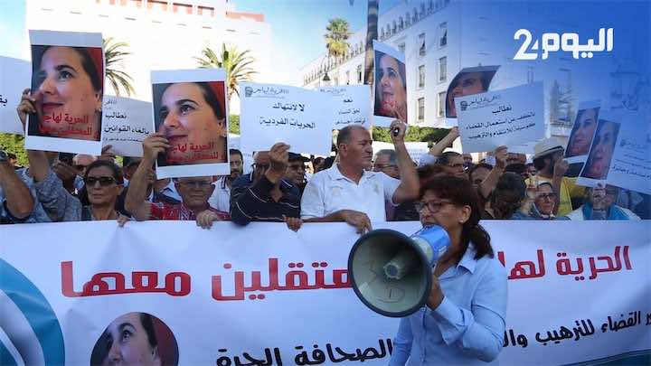 قضية هاجر.. حقوقيون وإعلاميون يرفعون شعار "لا للظلم" في وقفة أمام البرلمان- فيديو