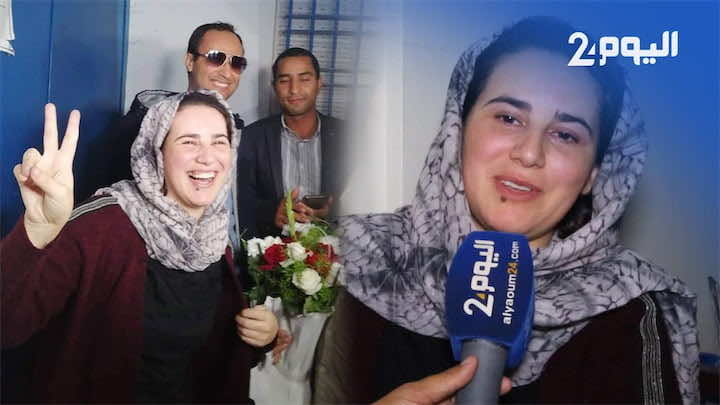 في قلب بيت هاجر بعد الإفراج عنها: عشت محنة وتعذبت..أتمنى أن أكون آخر صحافية وآخر امرأة تتعرض لما عشته - فيديو