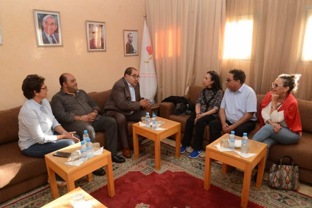 زوجة الفقيه البصري تخذل لشكر.. سعاد غاضبة من "الأخ الأكبر"