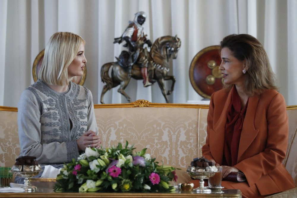 إبنة ترامب تستهل زيارتها للمغرب.. وشقيقة الملك في استقبالها بمطار الرباط -صورة