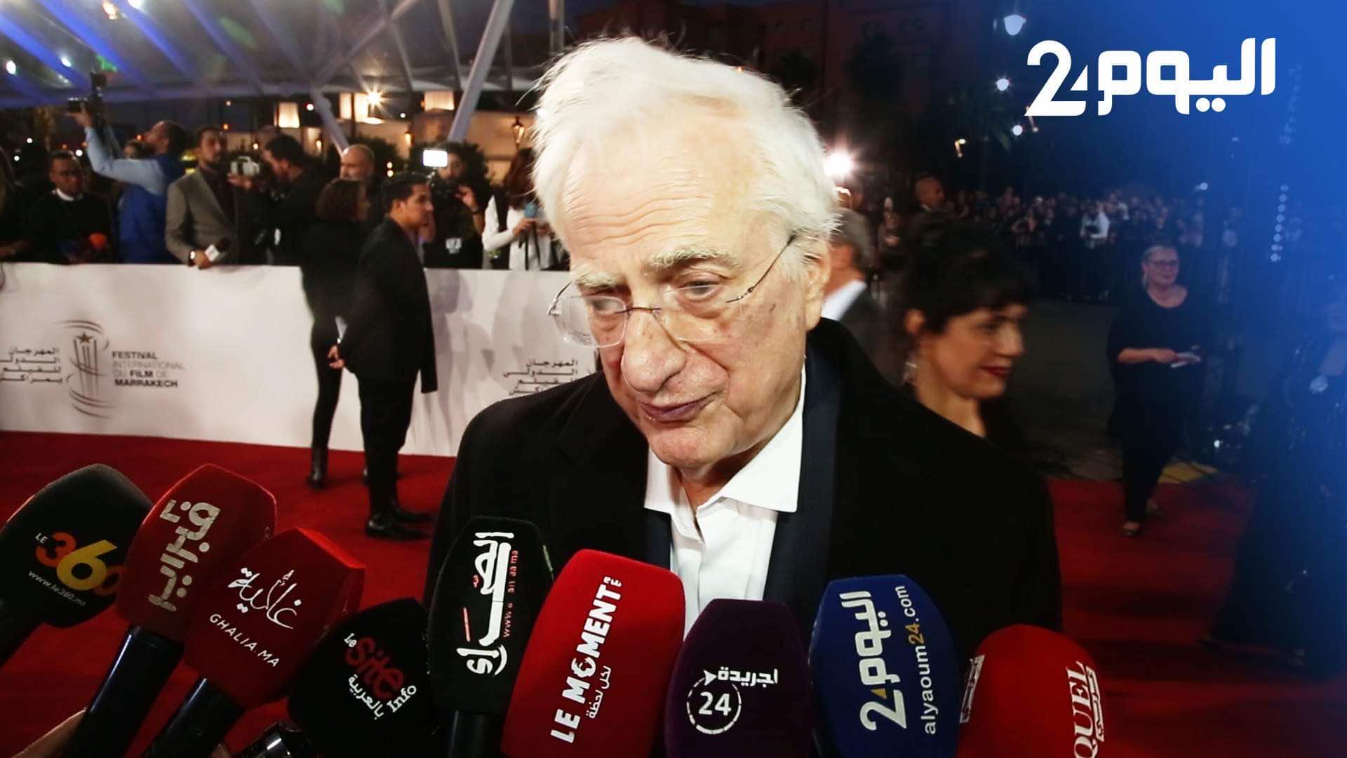 أسطورة السينما الفرنسية بيرتراند تافرنيي فخور بتكريمه في مهرجان مراكش - فيديو