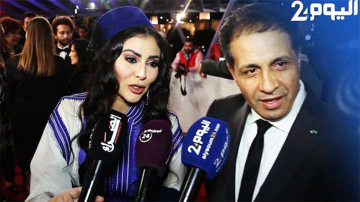 مريم حسين لم تنتبه إلى الخماري بجانبها وهي تتحدث عنه ففاجأها.. وعن إطلالتها: نوع من "الحماق" فهي خاصة بالرجال - فيديو