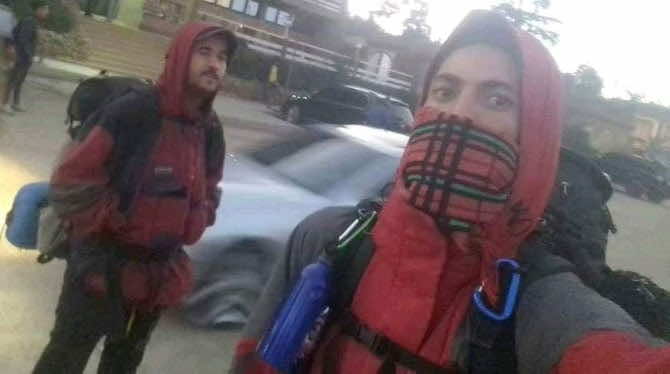 سلطات الحسيمة تتمكن من إنقاذ الشابين العالقين في جبل تدغين