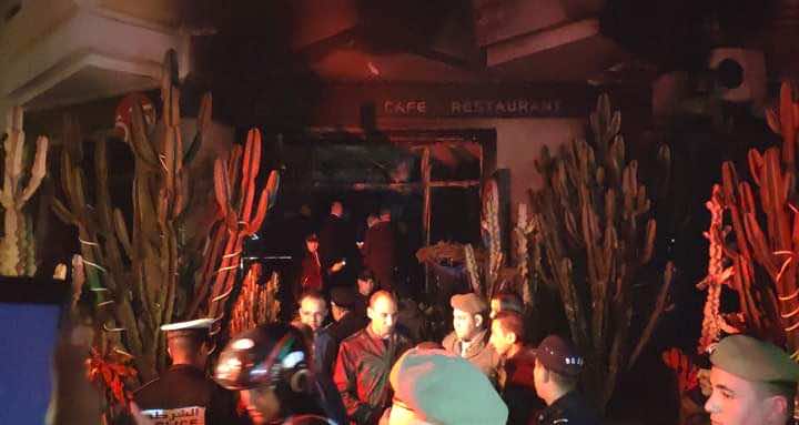 بداية عام دامية في طنجة..قتيلة في حريق شب في محل للشيشة خلال الاحتفال بالعام الجديد -صور