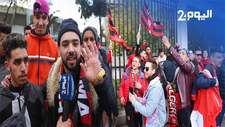جماهير اتحاد العاصمة: نشكر المغاربة على حفاوة الاستقبال ونطالب بفتح الحدود- فيديو