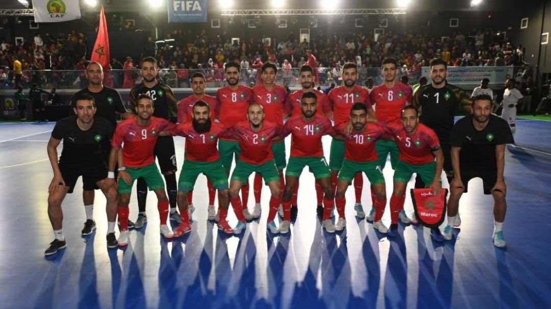 "كان" العيون.. "أسود" الفوتصال يسحقون غينيا الاستوائية بثمانية ويتأهلون للمربع الذهبي