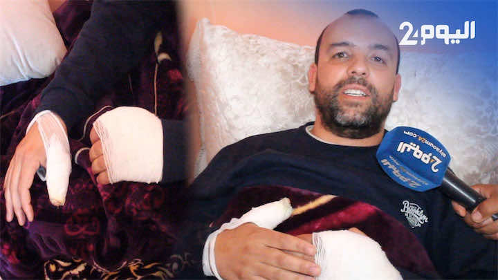 أستاذ ببني ملال يحكي تفاصيل الاعتداء عليه داخل المدرسة بقنينة زجاجية - فيديو