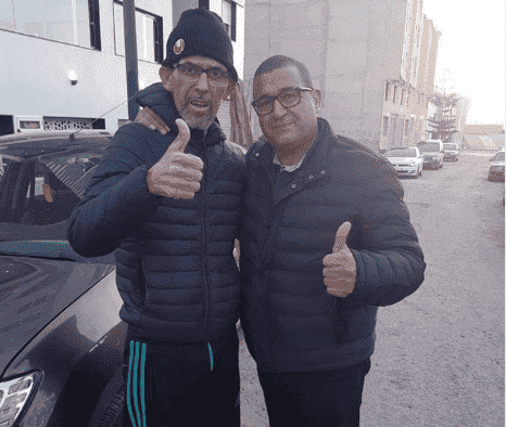 يعاني من السرطان.. مكونات أولمبيك أسفي تزور البرازي في بركان
