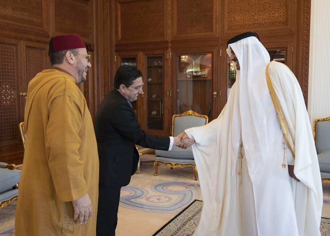 شكر مساهمة المغرب في تنظيم كأس "قطر 2022".. تميم يستقبل مستشار الملك الهمة