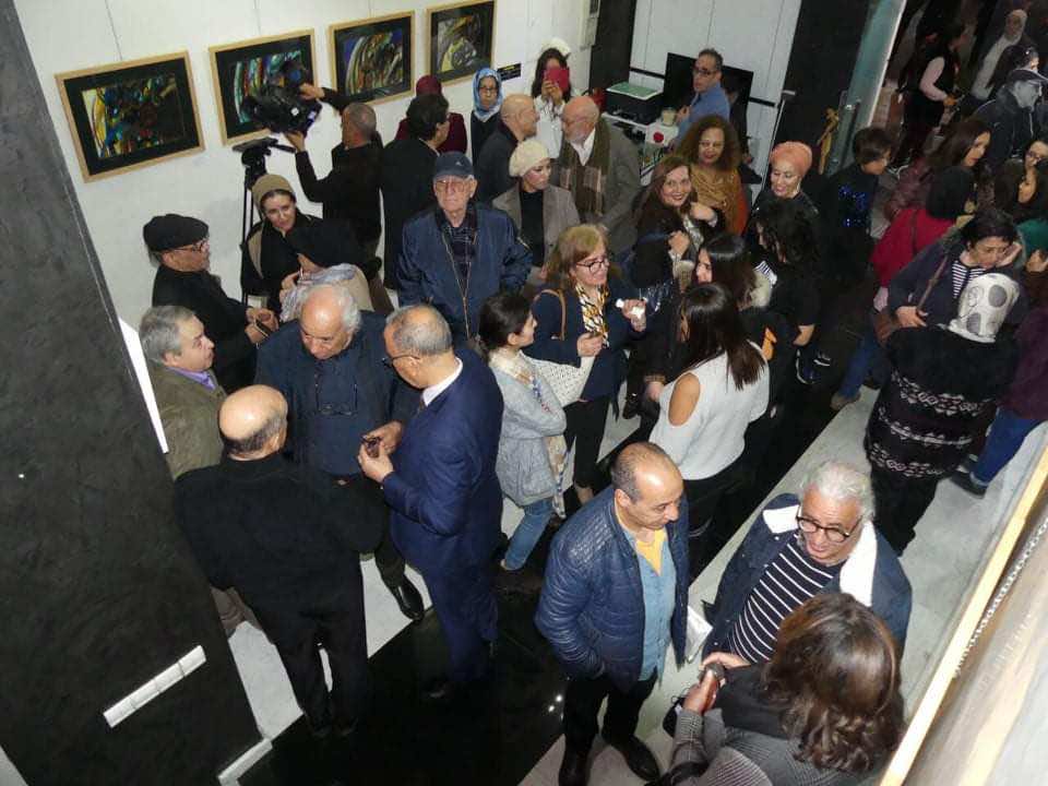 التشكيلي عبد الله الحريري وزميله سعيد الراجي يقيمان معرض "مؤانسات" - صور