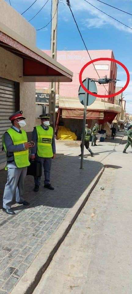 ميدلت..الدرك الملكي  يستعمل طائرات بدون طيار "الدرون" في رصد مخالفي حالة الطوارئ الصحية! - صورة