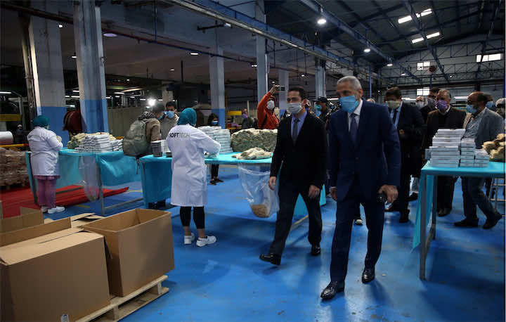 العلمي: وزعنا 13 مليون كمامة إلى حد الآن وسننتج ابتداء من الغد 5 مليون كمامة يوميا