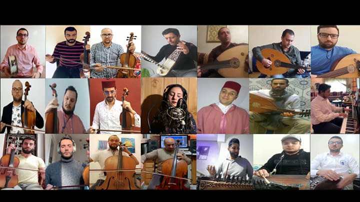 حفل افتراضي جمع بين 21 موسيقيا من منزلهم بينهم الفنانة نبيلة معان - فيديو