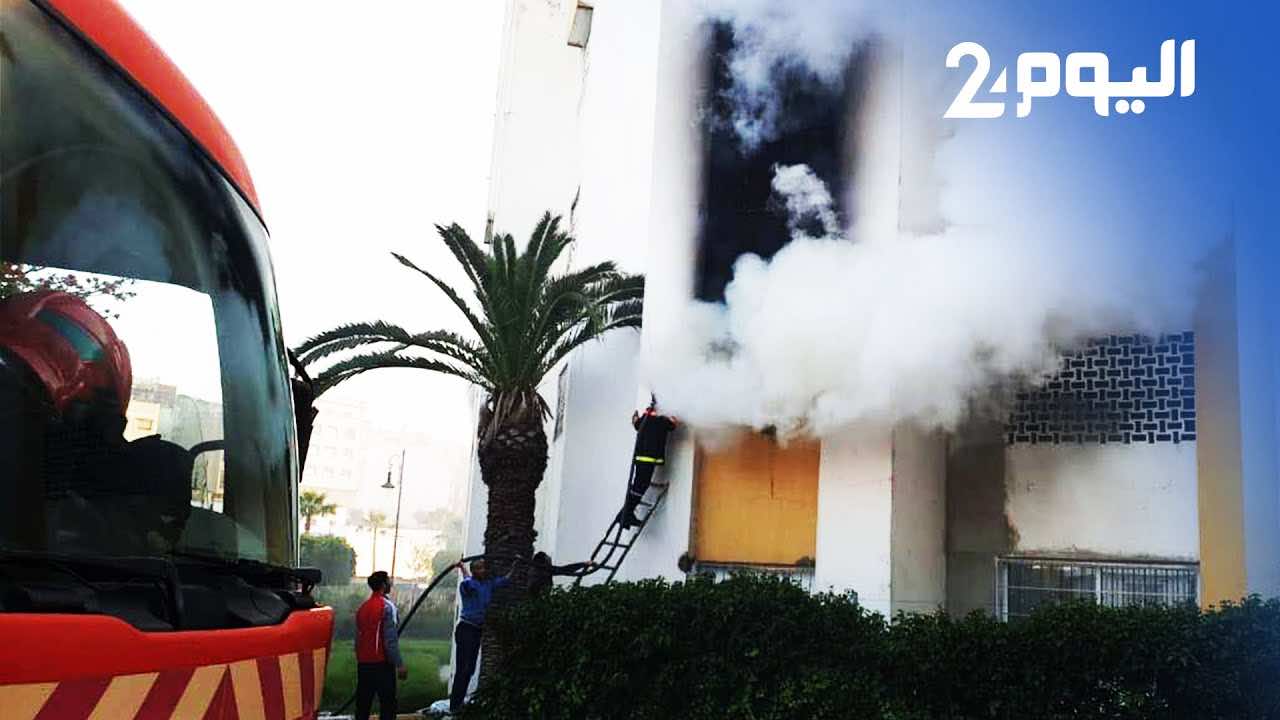 "شارجور" يتسبب في حريق مهول في إحدى الشقق السكنية في الدر البيضاء