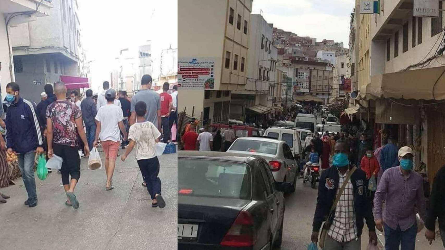 رغم ارتفاع إصابات كورونا.. طنجة تخرق الحجر الصحي وتعود إلى حياتها الطبيعية