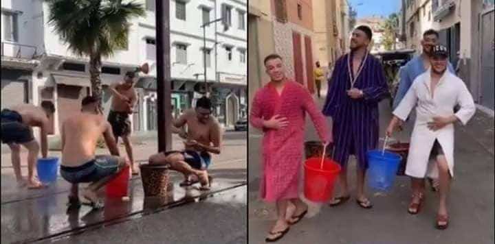 الأمن يحدد هوية 4 شبان خرقوا حالة الطوارئ واستحموا في الشارع العام..البحث جارٍ عنهم