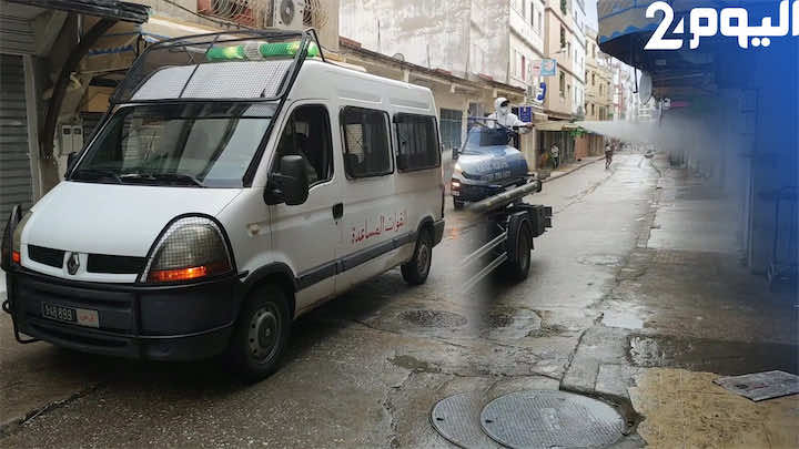 طنجة..حملة في حي بنكيران للتحسيس بخطورة الجائحة وتعقيم الأحياء مستمر- فيديو