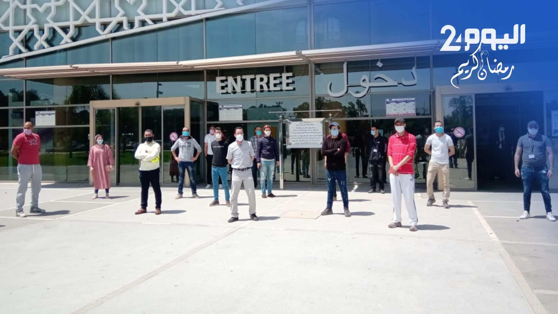 في عز الجائحة.. وقفات احتجاجية لمستخدمي الخدمات الأرضية بمطارات المغرب- فيديو