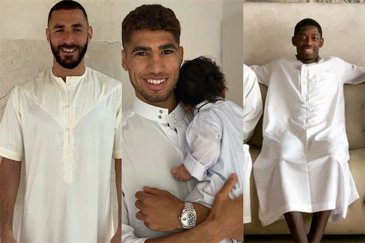 حكيمي وبنزيمة وديمبلي.. نجوم الكرة العالمية يحتفلون بعيد الفطر- صور