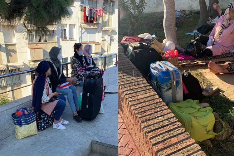 معاناة المغربيات العالقات في سبتة يوم العيد.. خرجن من المنازل للعودة إلى المغرب ليجدن أنفسهن في الشارع