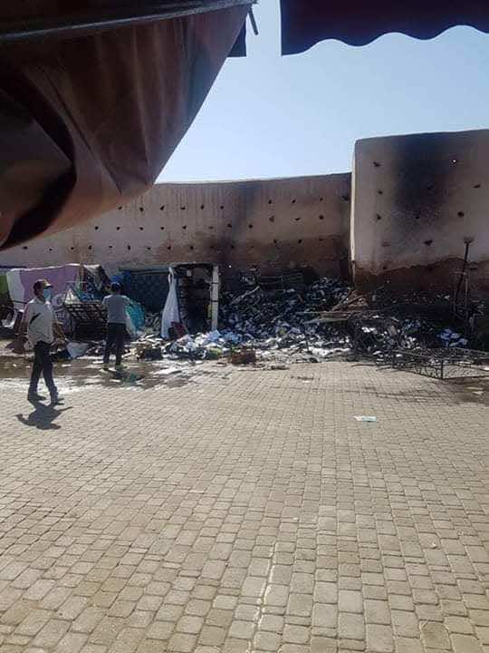 مراكش.. حريق يتسبب في إتلاف محلات بيع الكتب بباب دكالة