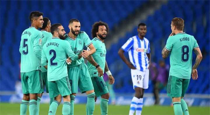 ريال مدريد يخطف صدارة الليغا بعد فوز شاق على سوسيداد