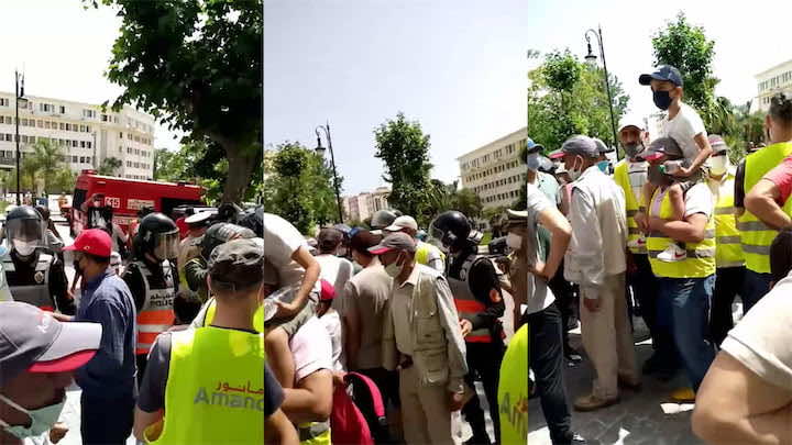 الكاتب العام لقطاع “أمانور” بطنجة: القوات العمومية فرقت وقفة العمال المطرودين من شركة أمانور وأوقفت أحد المشاركين فيها - فيديو