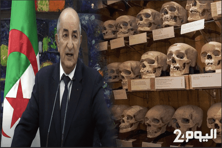 تبون يعلن استعادة جماجم 24 مقاوماً ضدّ الاستعمار الفرنسي