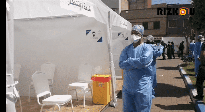 مستشفى بن مسيك الميداني المؤقت يبدأ تقديم خدماته للمصابين بكورونا- فيديو