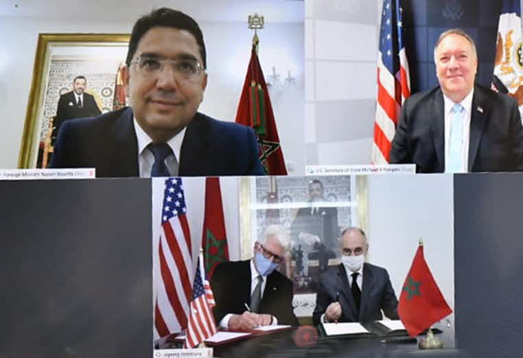 في "لقاء عن بعد" بين بومبيو وبوريطة.. المغرب وأمريكا يوقعان اتفاقا لتعزيز الإمتيازات والحصانات الديبلوماسية