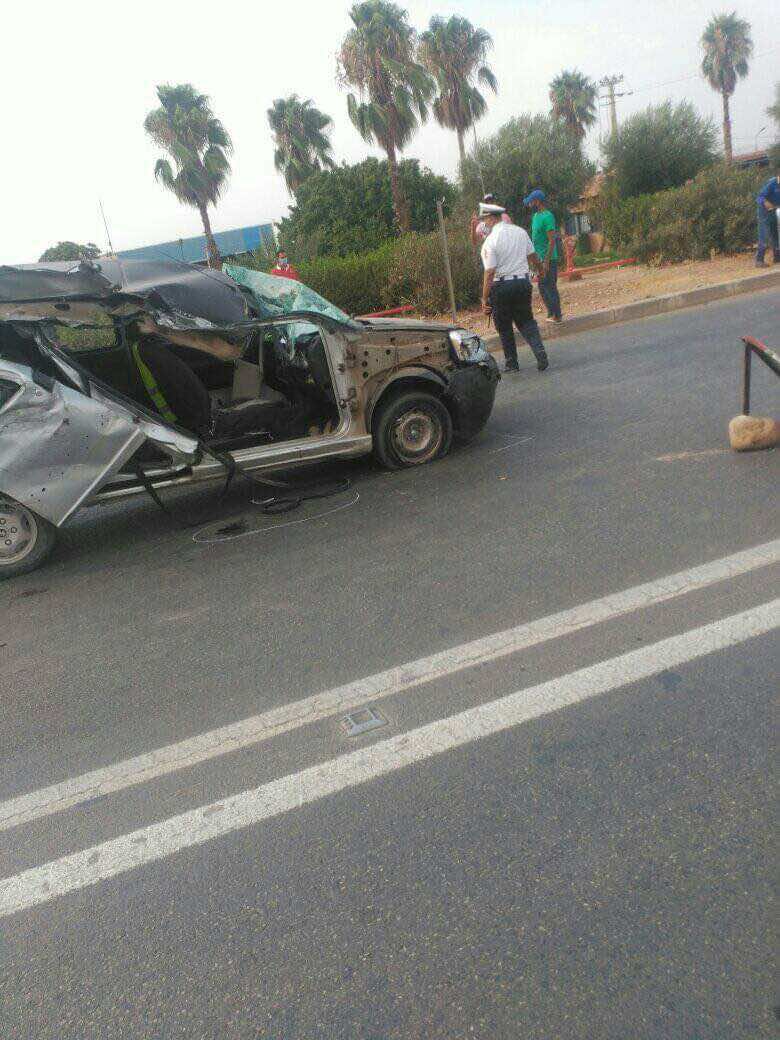 حرب الطرق.. شاحنة تنهي حياة شخصين ببني ملال - صور