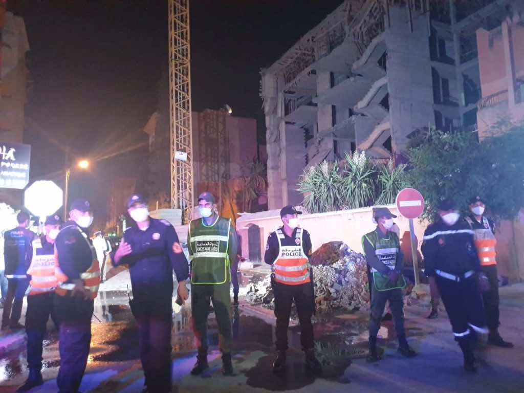 مراكش.. مصرع عاملين في انهيار عمارة تابعة لمصحة خاصة