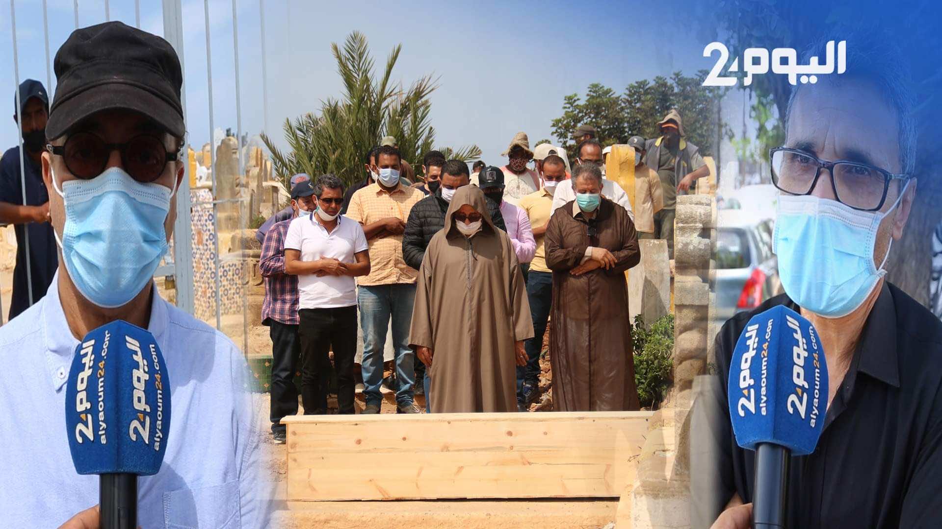 صلاة الجنازة بعدد محدود.. جثمان الفنان أنور الجندي يوارى الثرى والحزن يخيم على الفنانين-فيديو