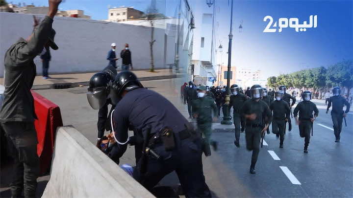 أستاذة: في يومنا العالمي جئنا للاحتجاج أمام الوزارة بسبب عدم وفائها بالتزاماتها وتعرضنا للضرب - فيديو
