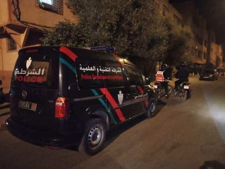 أمن مراكش يوقف أشخاصا كانوا يصورون فيديو كليب راب بكلاب شرسة وأسلحة-صور