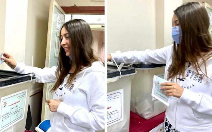 المغربية جنات مهيد تشارك في الانتخابات البرلمانية في مصر