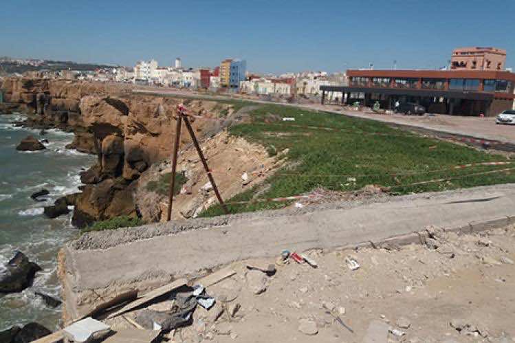 بعد الجدل.. الفرقة الوطنية للشرطة القضائية تعاين الأشغال المنجزة بكورنيش آسفي