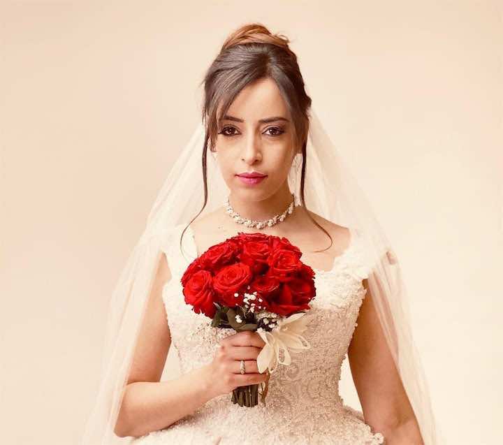 نسرين الراضي عروس في مسلسل سعودي