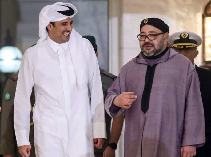 في اتصال هاتفي هو الثاني بينهما ..الملك وأمير قطر  يبحثان تعزيز العلاقات الثنائية