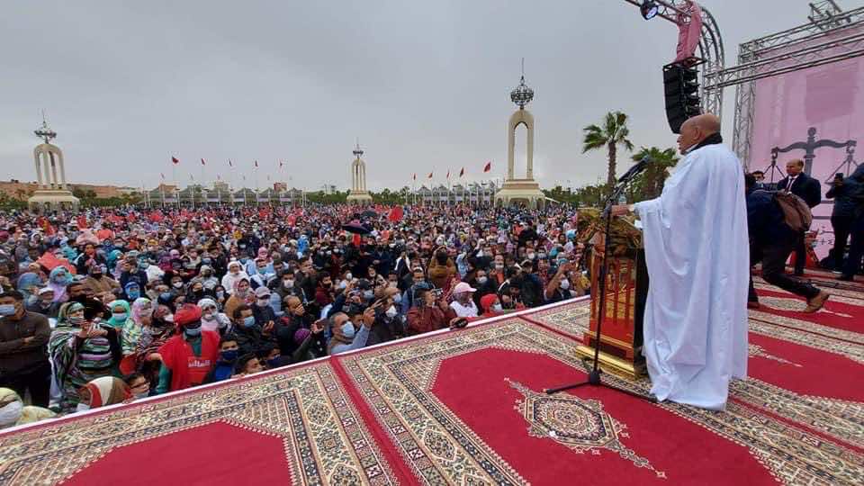 العيون.. مهرجان خطابي لحزب الاستقلال تأييدا للقرار الأمريكي الداعم للوحدة الترابية