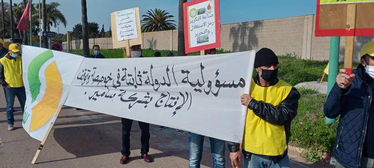 بعد رفض الحكومة تفويت أصول الشركة لحساب الدولة.. مستخدمو سامير يحتجون