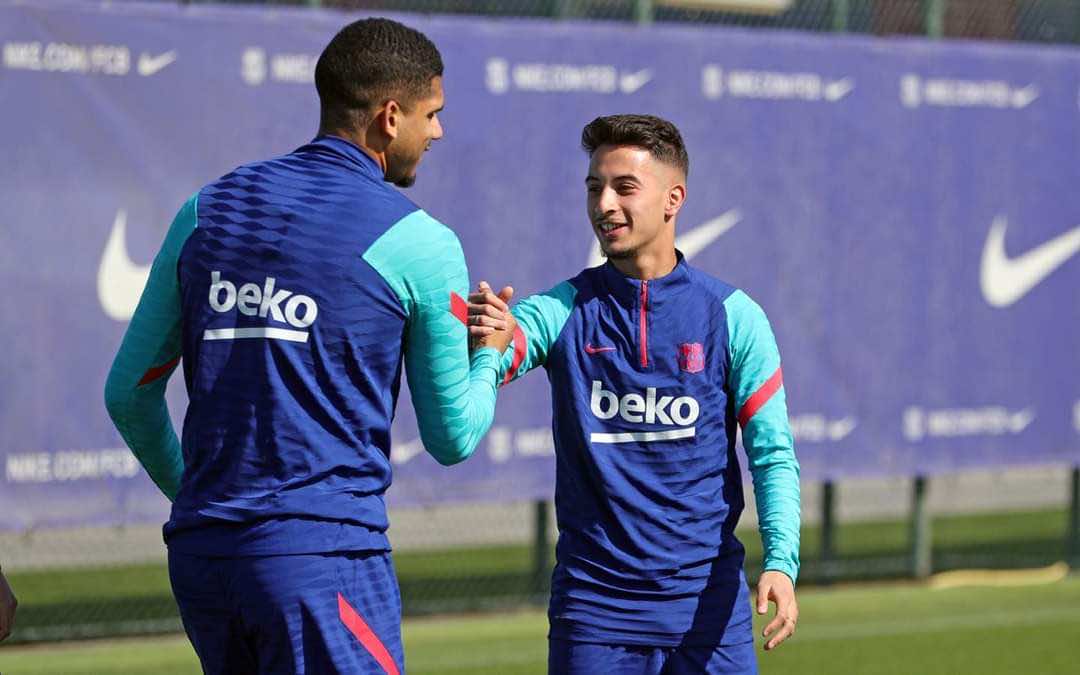 المغربي غيلان يلتحق بتدريبات الفريق الأول لبرشلونة