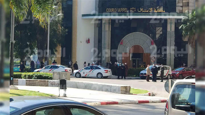 استنفار أمني في طنجة قبل مسيرة الأساتذة المتعاقدين - صورة