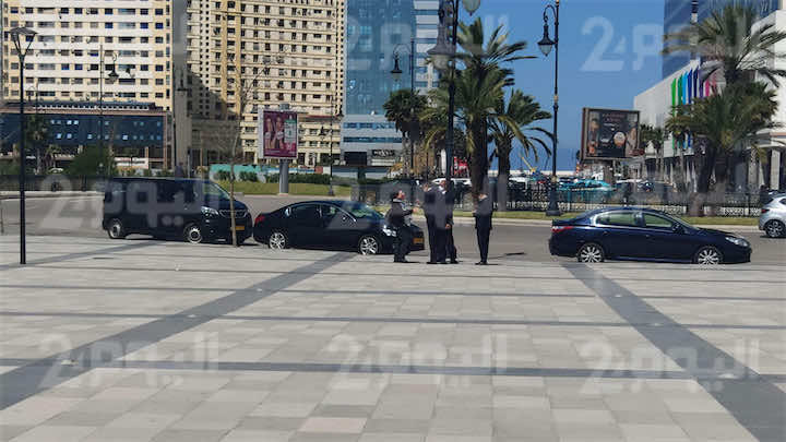 استنفار أمني في محطة البراق في طنجة بسبب وزير فرنسي - صور