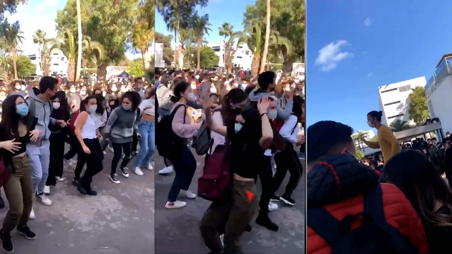 نشاط احتفالي داخل ثانوية "ليوطي" يغضب اللجنة المكلفة بتتبع وضعية "كوفيد19- فيديو